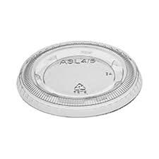 SLEEVE OF LIDS FOR 1.0 OZ PLASTIC PORTION CUPS 100