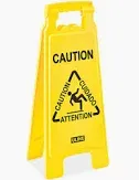 SIGN &quot;CAUTION WET FLOOR&quot;