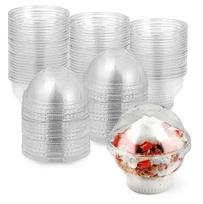 SLEEVE OF LIDS FOR 9-12 OZ PARFAIT CUPS 50
