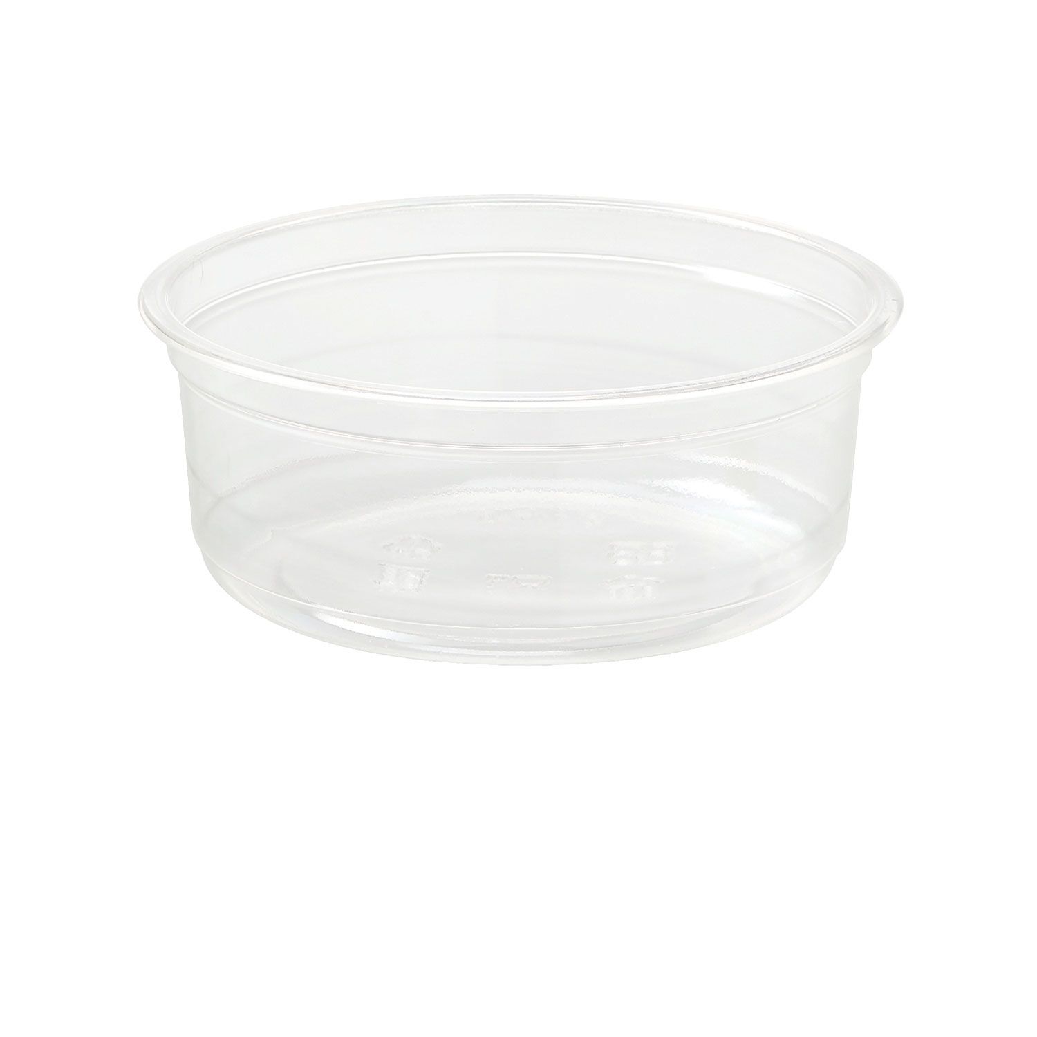 SLEEVE OF 08 OZ ROUND DELI CONTAINERS 50