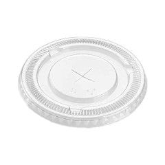 SLEEVE OF FLAT LIDS FOR 12-24 OZ COLD CUPS 50