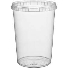 SLEEVE OF 32 OZ ROUND DELI CONTAINERS 25