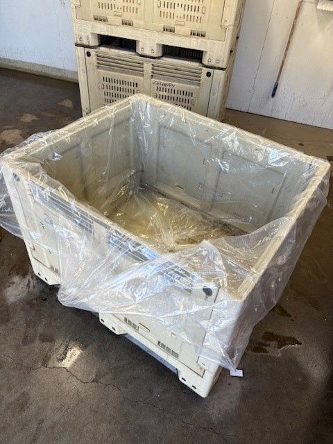 TOTE LINER 50&quot; X 43&quot; X 76&quot; 1.25 MIL 75