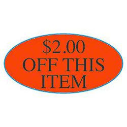 LABEL "$2.00 OFF" 1000