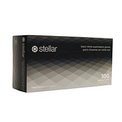 CASE OF 4 MIL BLACK NITRILE GLOVES SMALL 1000