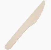 CUTLERY WOODEN KNIFE 1000