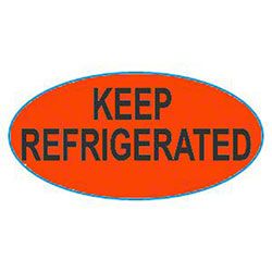 LABEL "KEEP REFRIGERATED" 1000