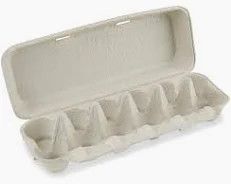 SKID OF FLAT TOP EGG CARTONS 2000