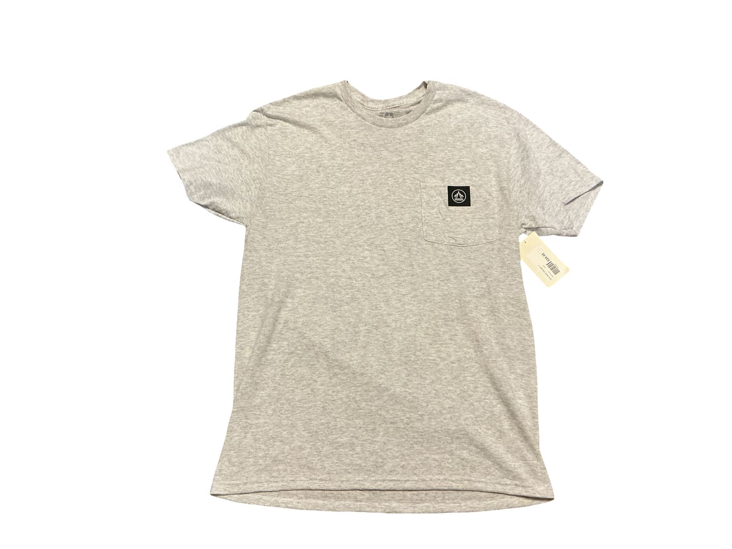 M's SNAC Pocket Tee, COLOR: Ash, Size: SMALL