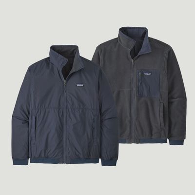 M&#39;S REVERSIBLE SHELLED MICRODINI FLEECE JKT