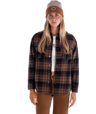 W'S NIVEAN FLANNEL JKT F25