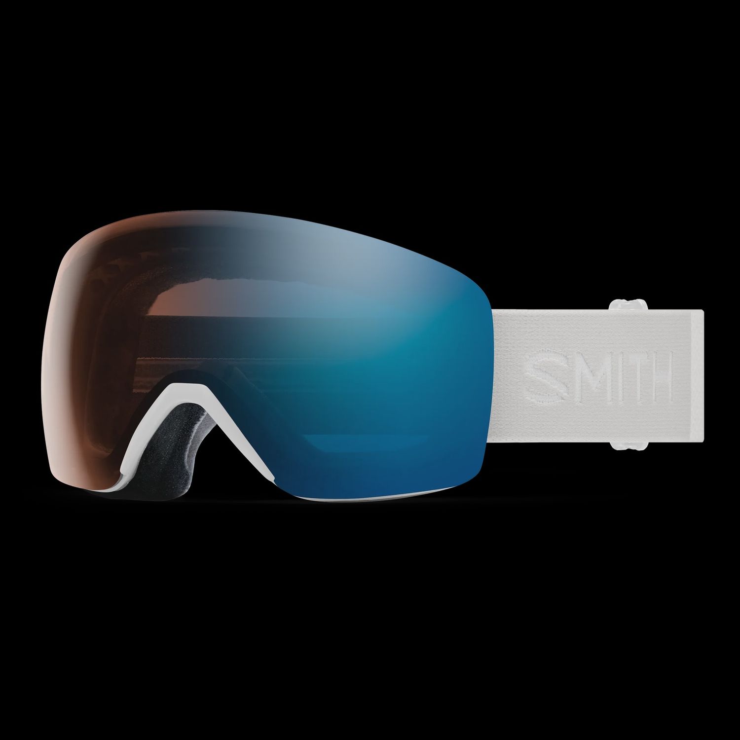 SKYLINE / White Vapor, STOCK LENS: ChromaPop Pro Photochromic Blue Mirror