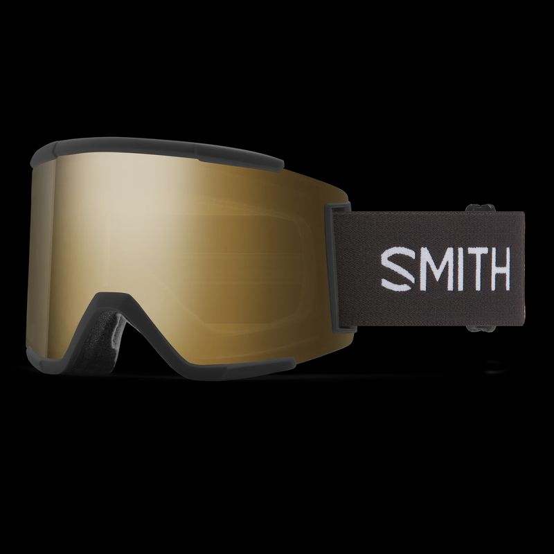 SQUAD XL / BLACK WITH GOLD LENS