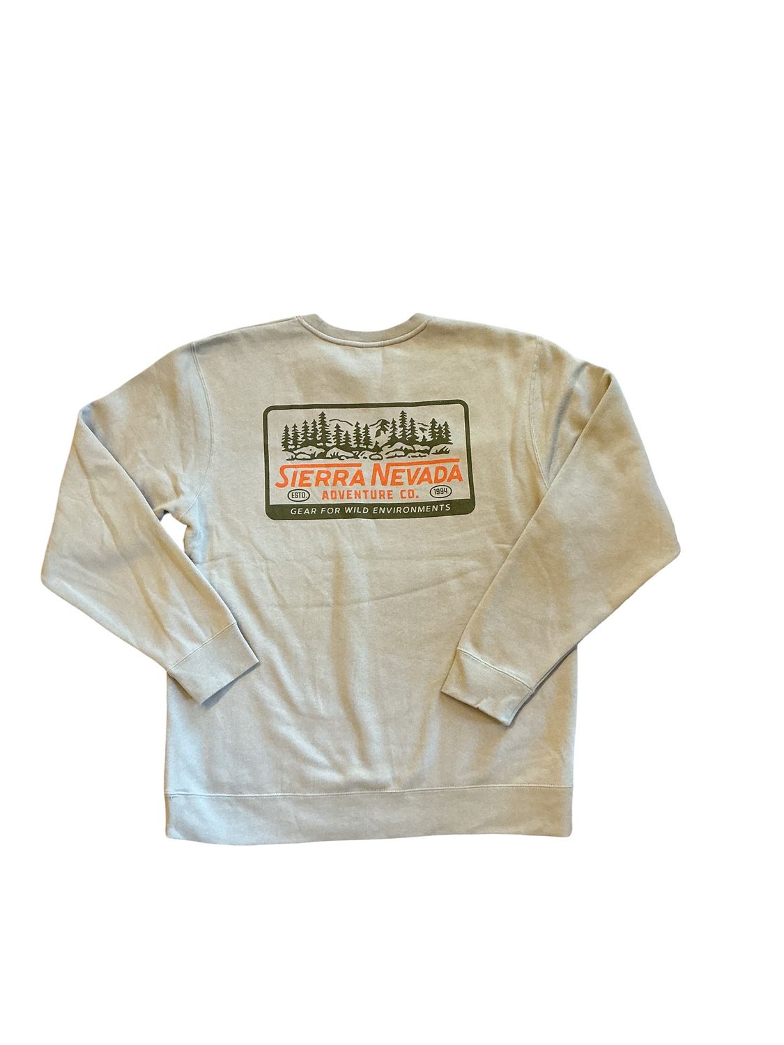 M&#39;s Wild Environments Crewneck, COLOR: CEMENT, Size: SMALL