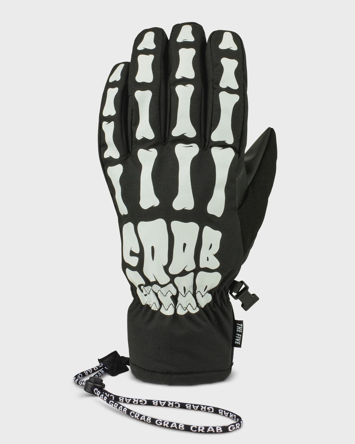 M&#39;S FIVE GLOVE, COLOR: BONES, Size: MEDIUM