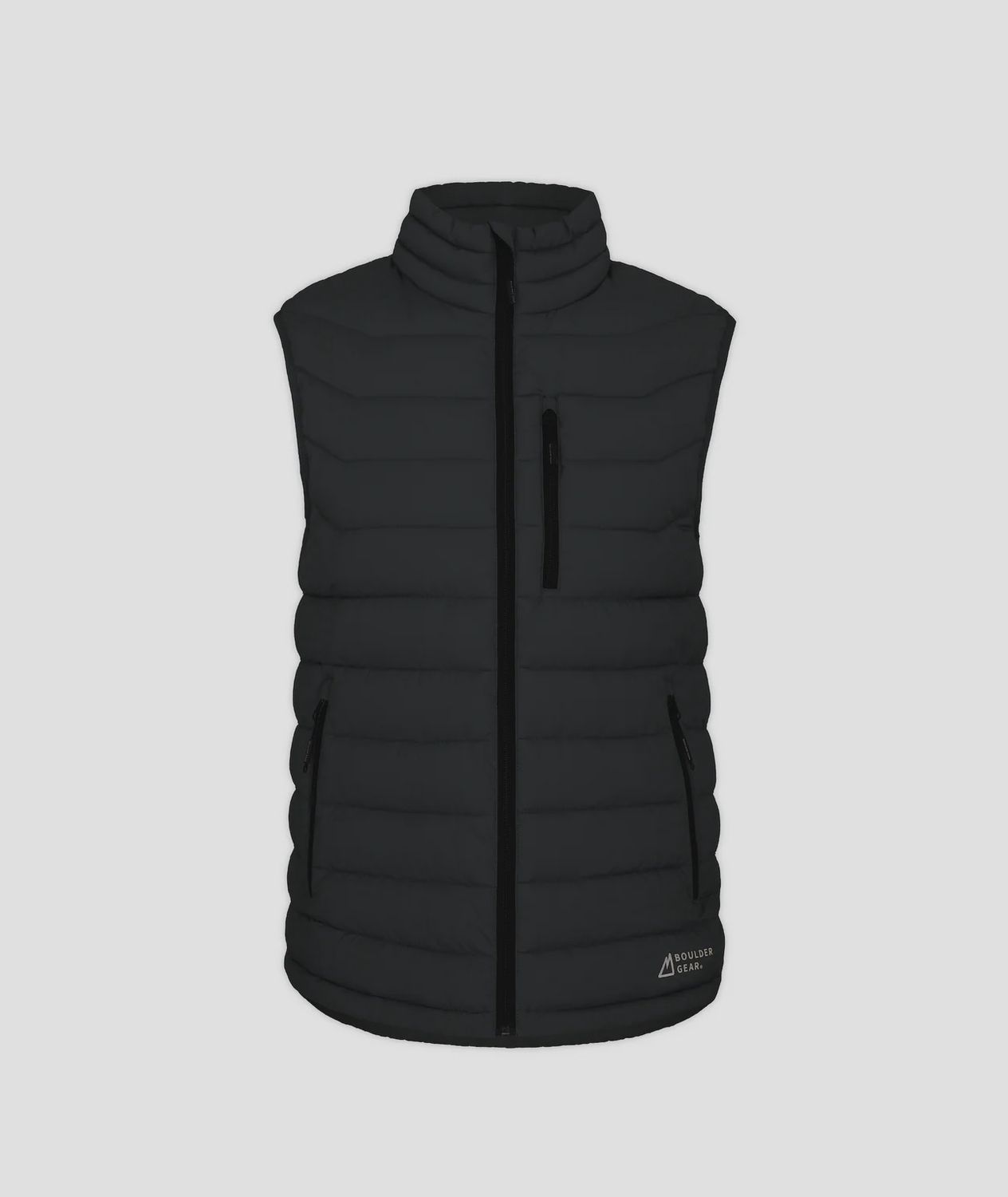 M&#39;S SAWYER PUFFY VEST, COLOR: BLACK, Size: MEDIUM