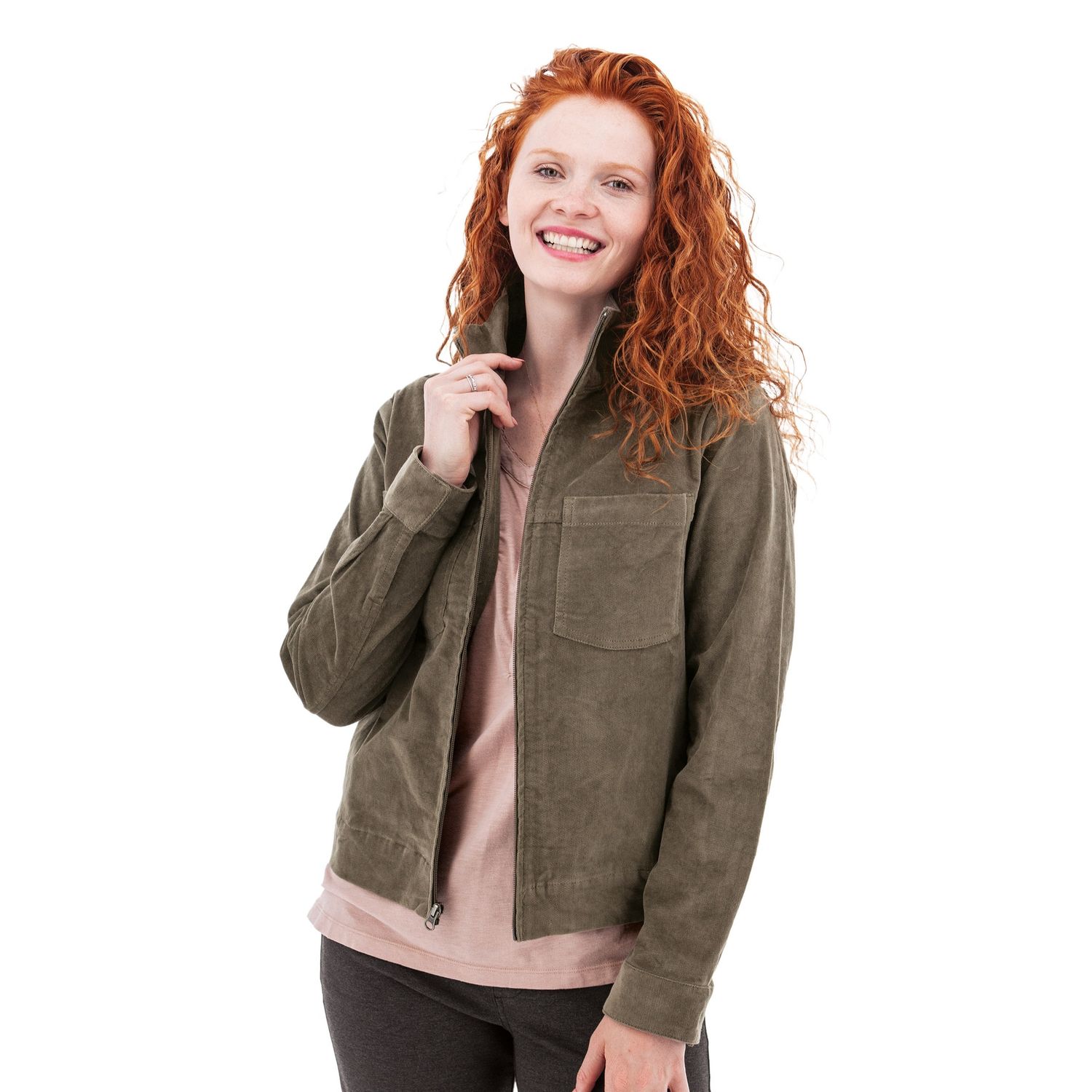 W&#39;S AURORA JACKET, COLOR: DUSKY GREEN, Size: SMALL