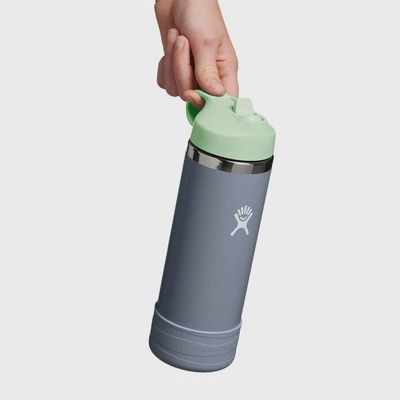 18 OZ KIDS WIDE STRAW CAP S25