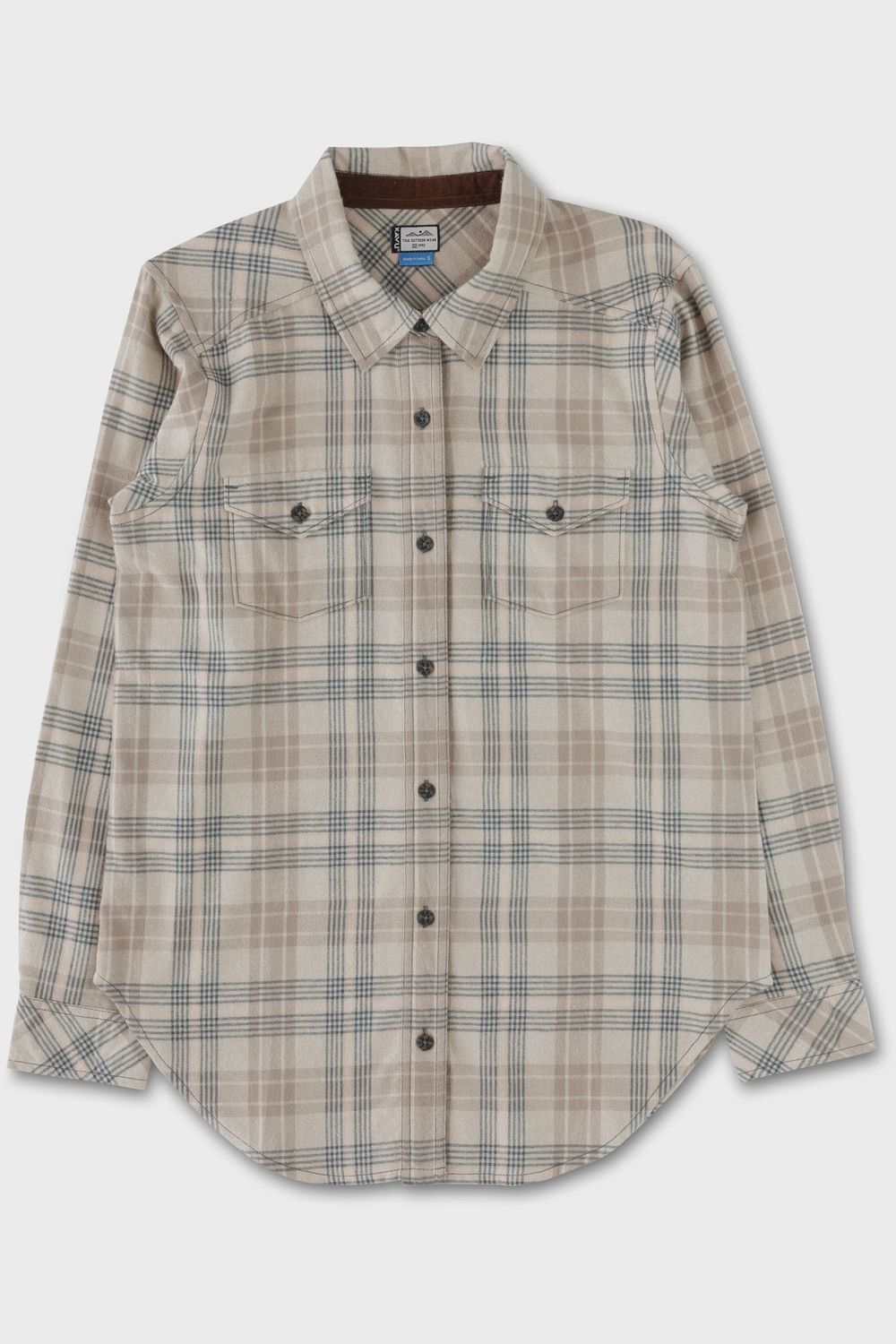 W&#39;S BILLIE JEAN PLAID LONG SLEEVE