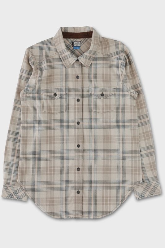 W'S BILLIE JEAN PLAID LONG SLEEVE