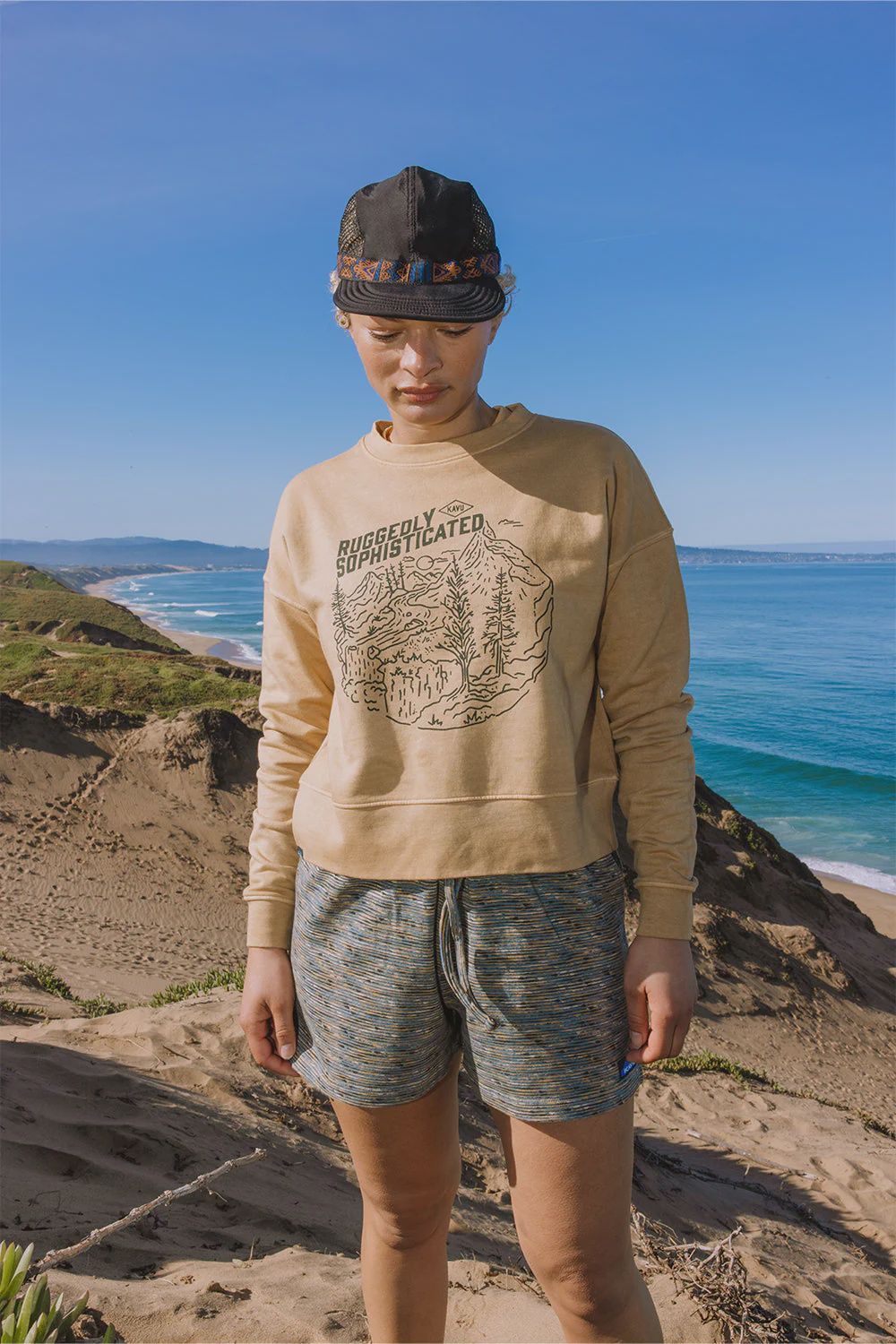 W&#39;S CREW CROP, COLOR: TEAK, Size: SMALL