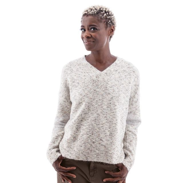 Aventura W's Elsa Sweater, COLOR: EGRET, Size: SMALL
