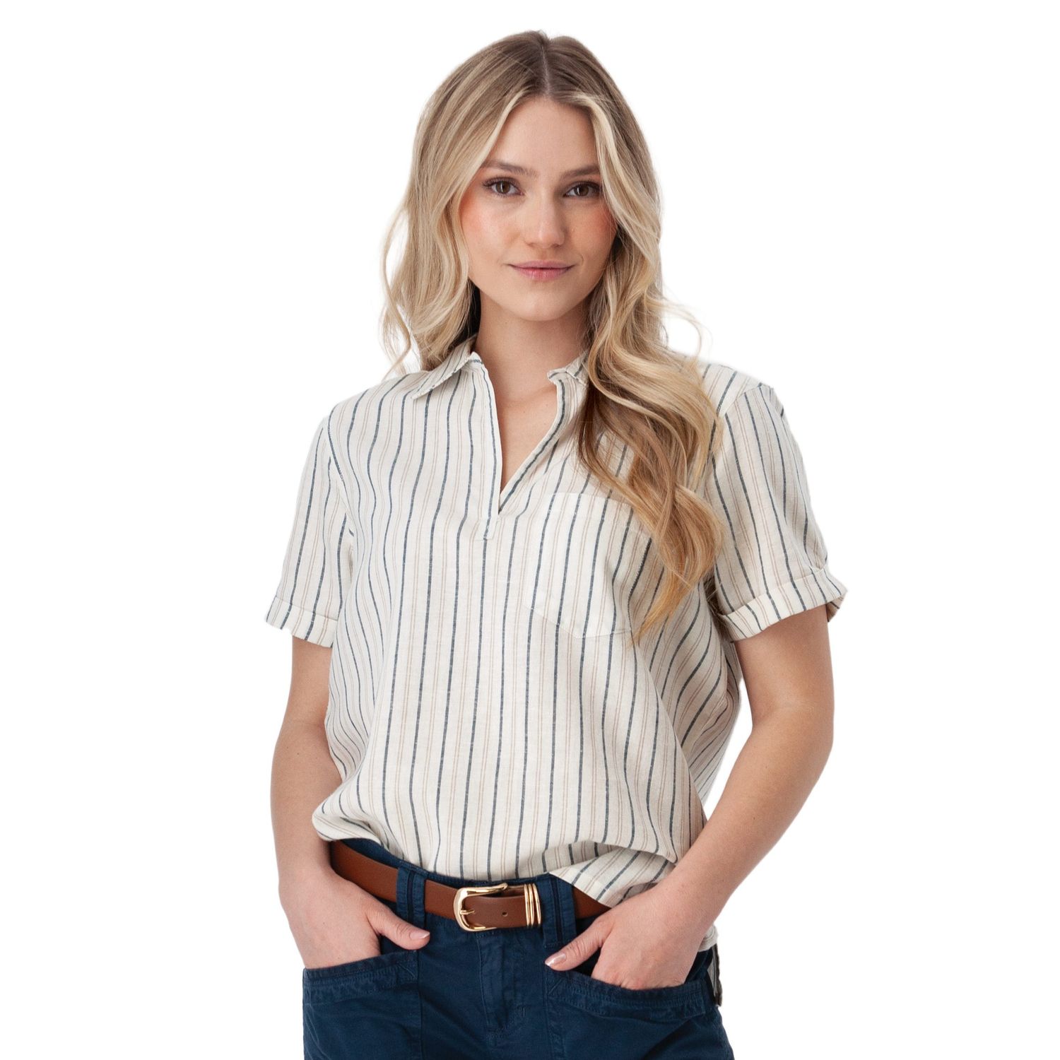 Aventura W's Breezy Short Sleeve, COLOR: White, Size: XS