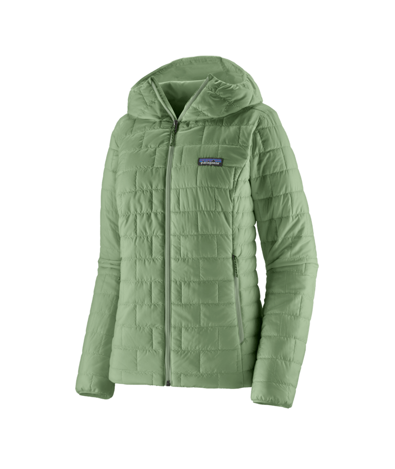 Patagonia W's Nano Puff Hoody, COLOR: ELLWOOD GREEN, Size: SMALL