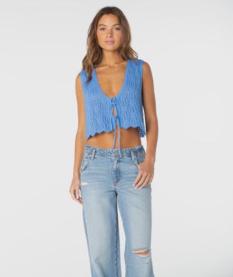 ROXY W's Beach Bound Crochet Vest