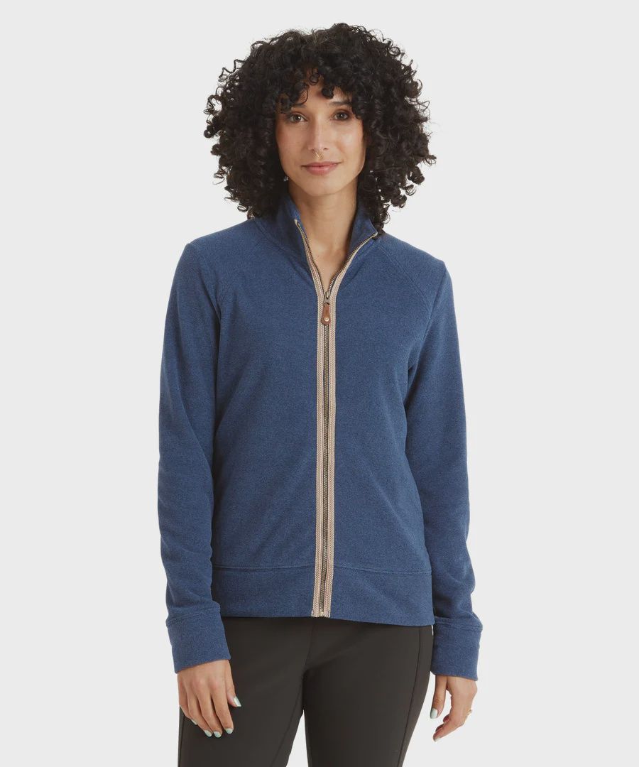 W's Rolpa Eco Jacket, COLOR: RATHEE BLUE, Size: XS
