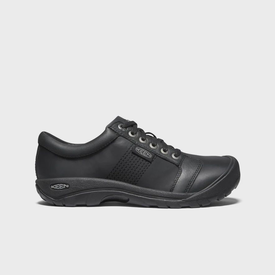 Keen M's Austin Shoe Black, COLOR: BLACK, Size: 8