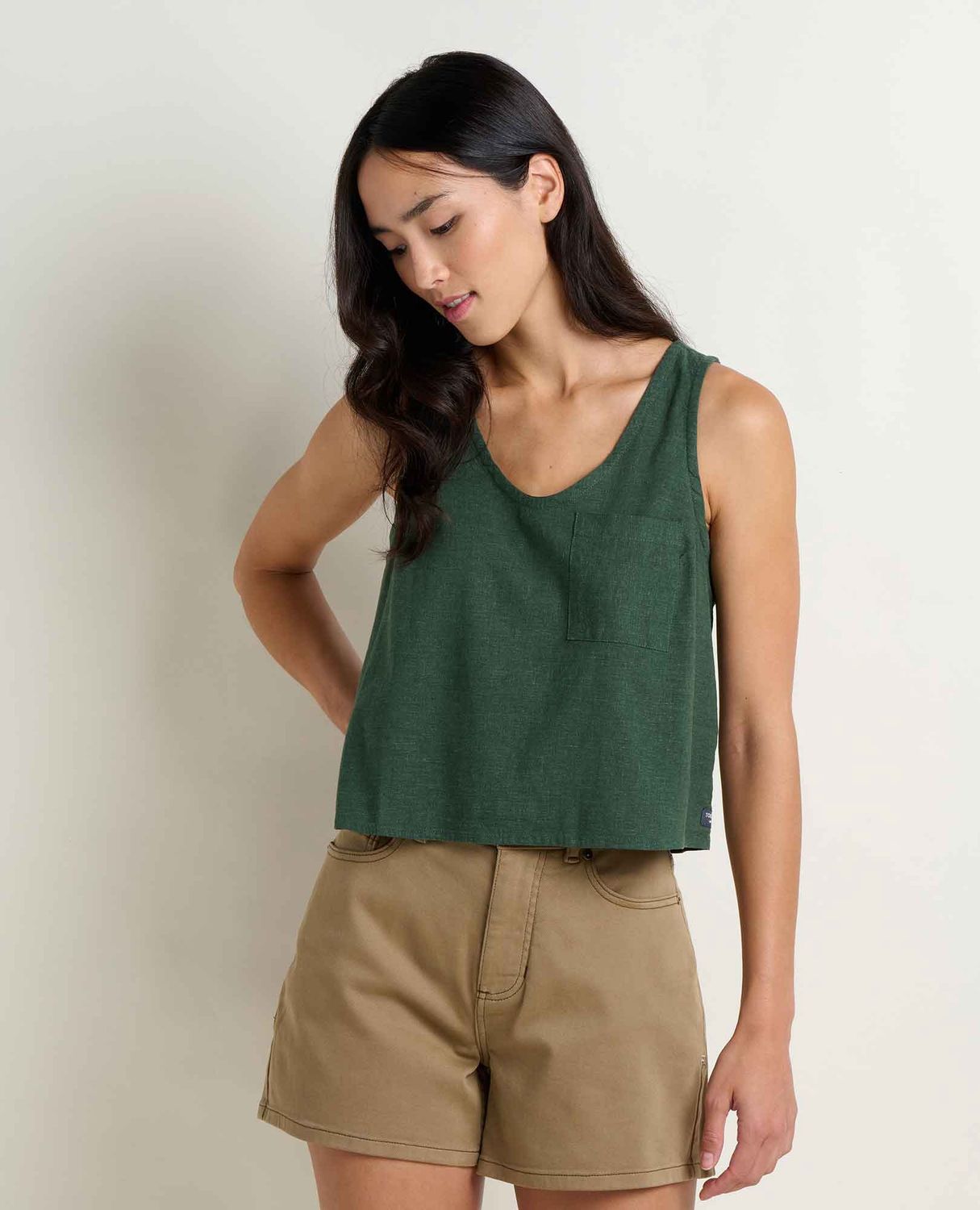 Toad &amp; Co. W's Taj Hemp Button Back Tank