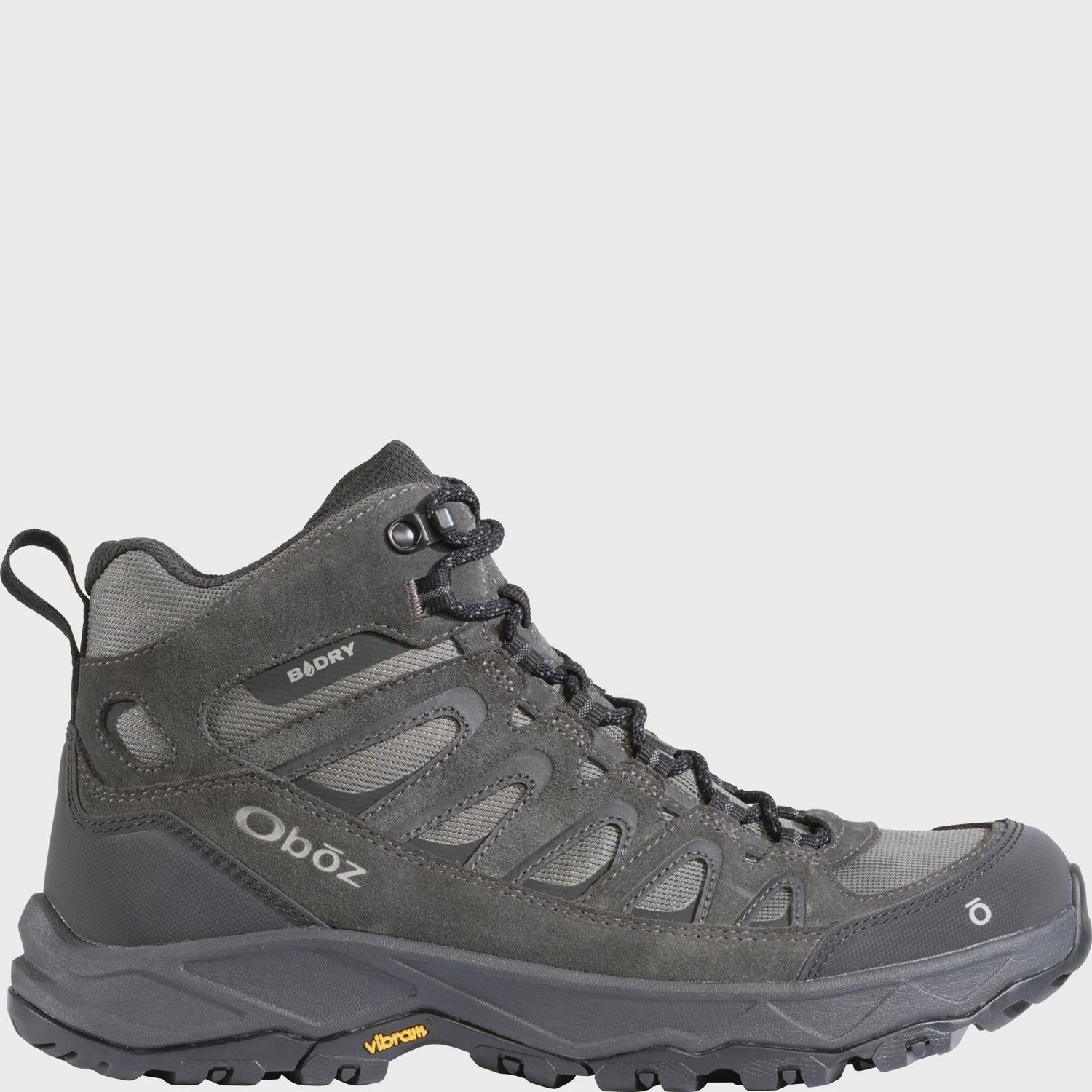 Oboz M's Sawtooth Ascent Mid Waterproof Wide, COLOR: CHARCOAL, Size: 8W