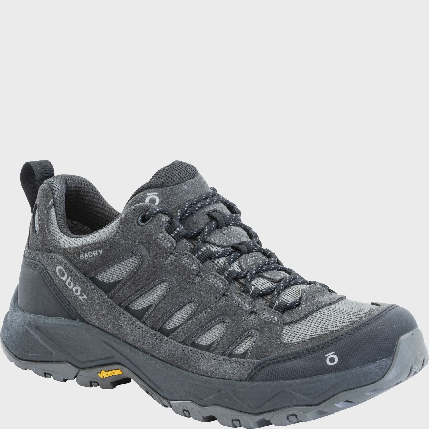 Oboz M's Sawtooth Ascent Low Waterproof Wide, COLOR: CHARCOAL, Size: 8W