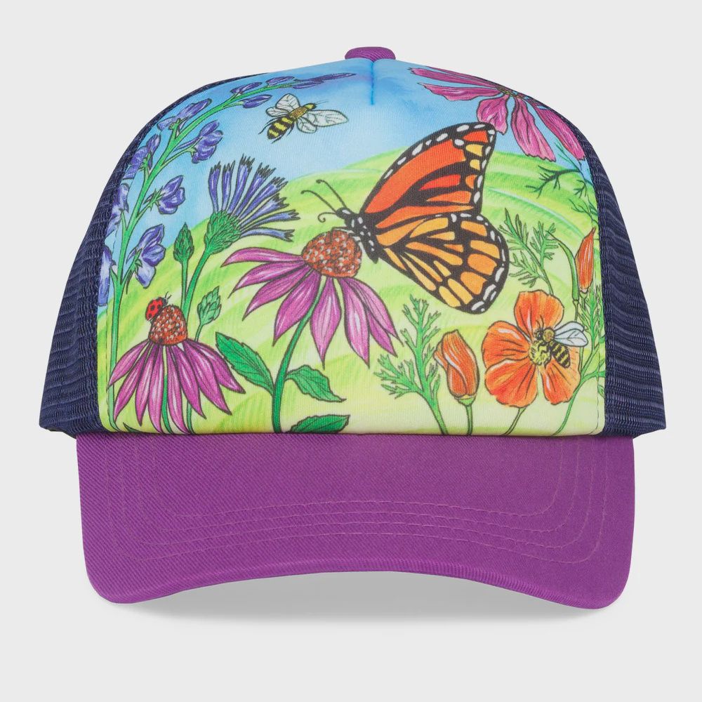 Sunday Afternoons kids artist series trucker, COLOR: Butterfly and bees, Size: O/S