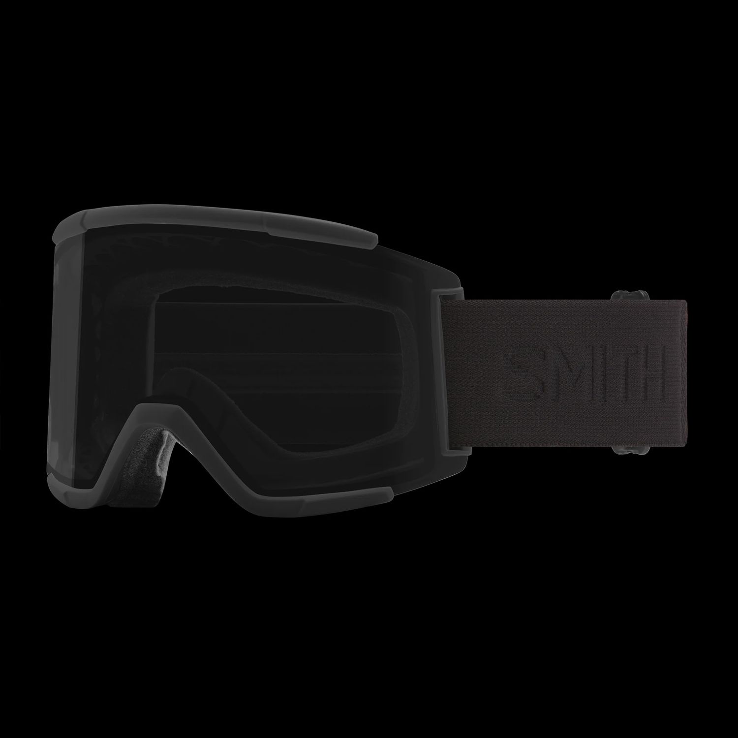 Smith Squad XL Blackout, SPARE LENS: STORM ROSE FLASH, STOCK LENS: ChromaPop Sun Black