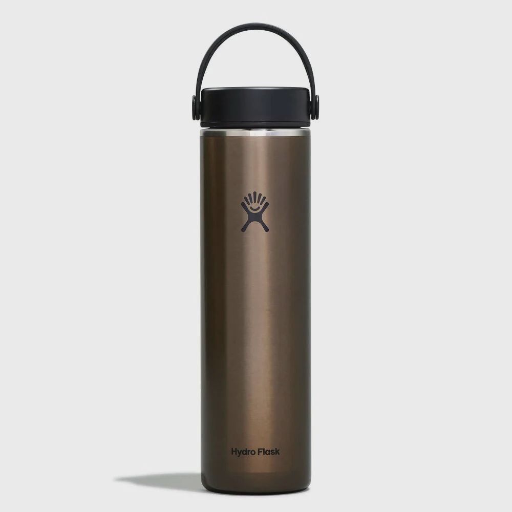 Hydro Flask 24 Oz Lightweight Wide Mouth, COLOR: OBSIDIAN, Size: 24 OZ