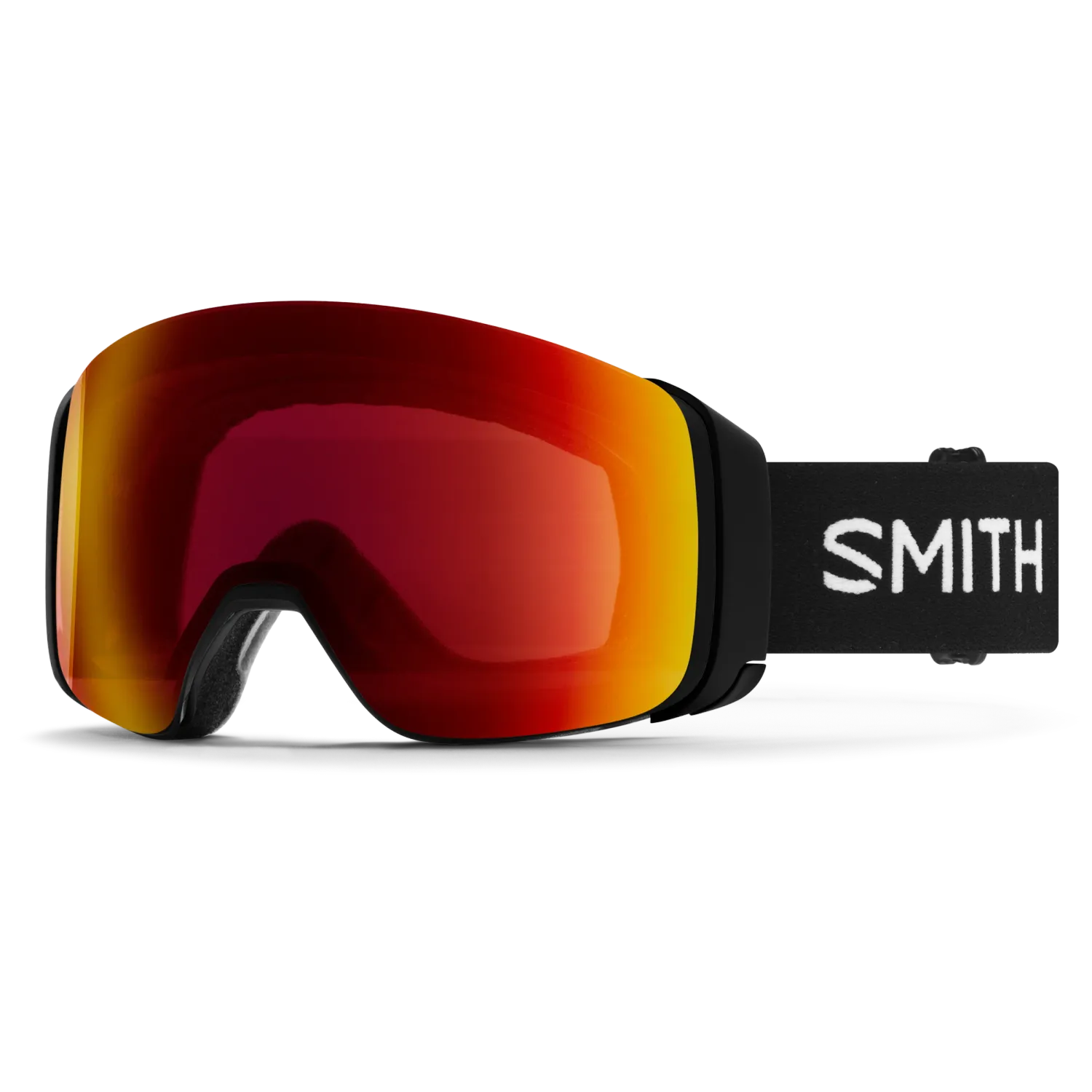 SMITH 4D MAG / Black, SPARE LENS: ChromaPop Storm Yellow Flash, STOCK LENS: ChromaPop Sun Red Mirror