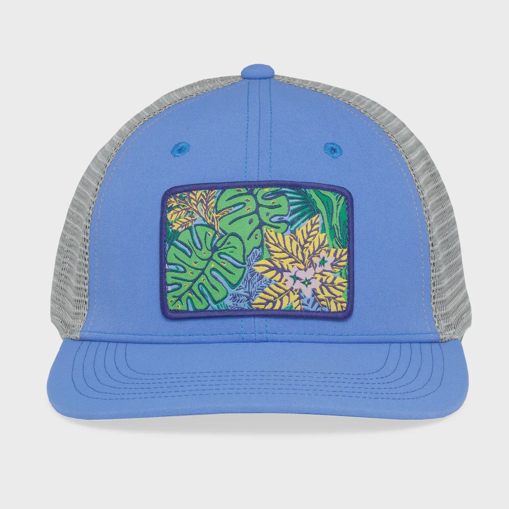 Sunday Afternoons Artist series patch trucker hat, COLOR: Tropical flora, Size: O/S