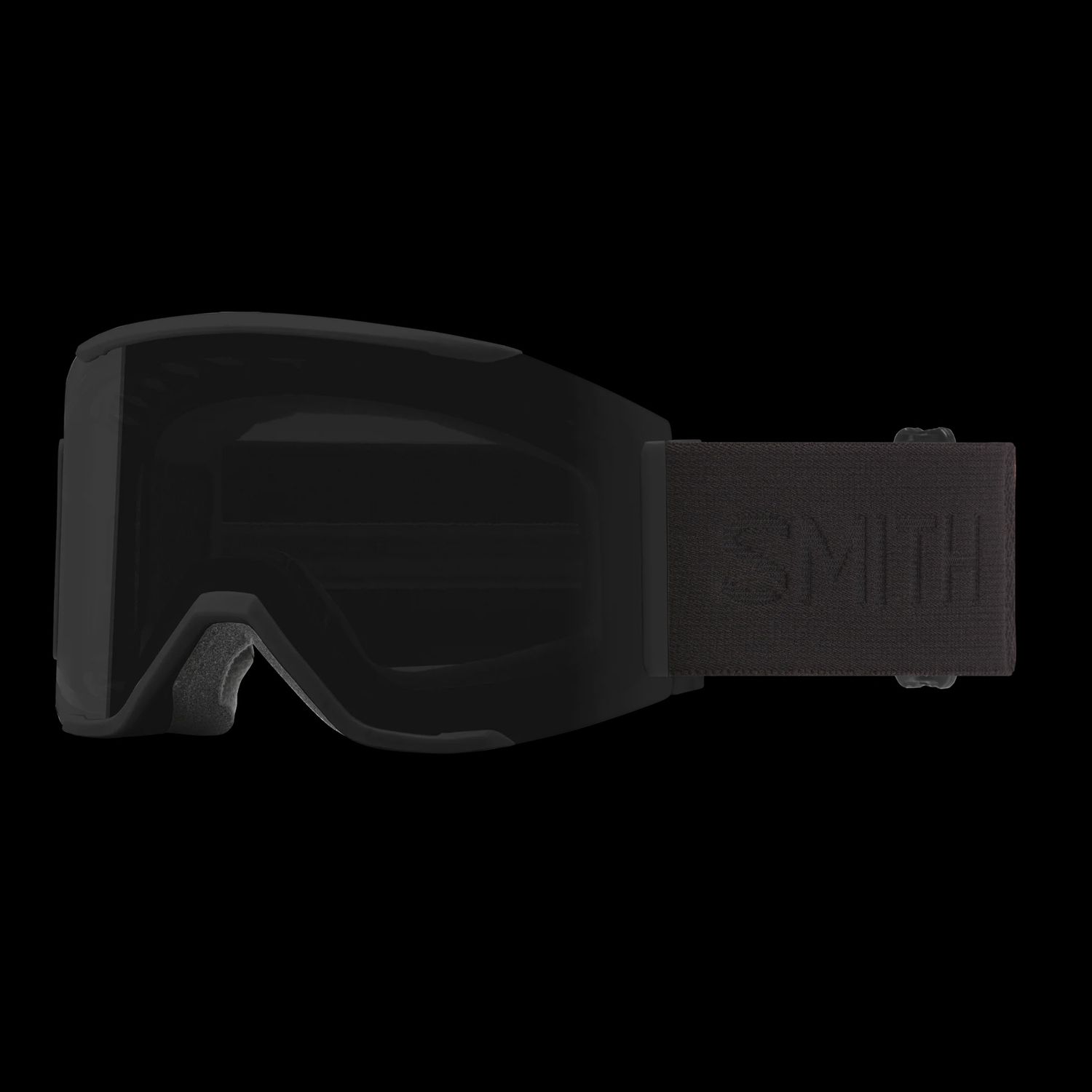 Smith Squad MAG OTG / Blackout, SPARE LENS: ChromaPop Storm Blue Sensor Mirror, STOCK LENS: ChromaPop Sun Black