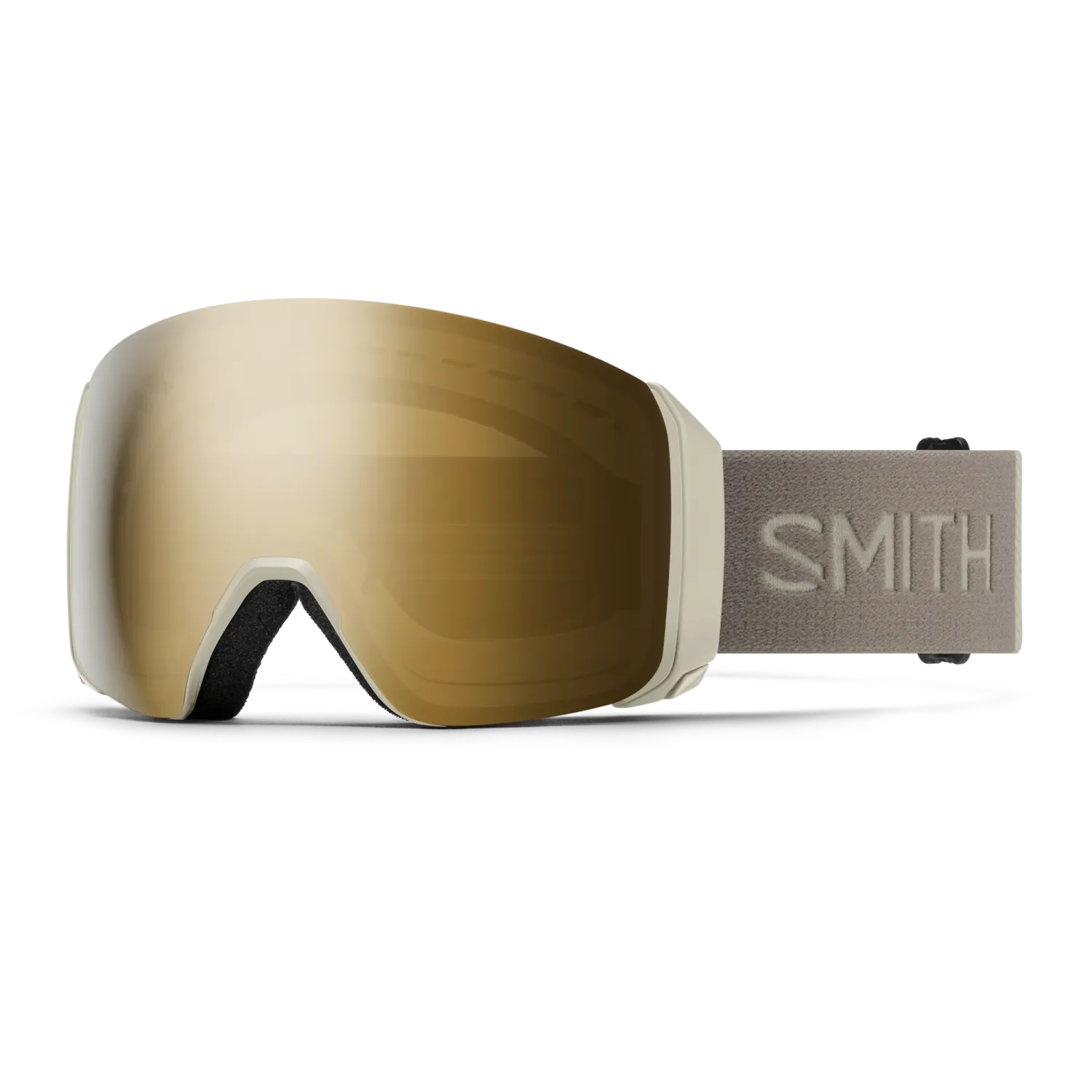 SMITH 4D MAG XL / Chalk, SPARE LENS: Chromapop Storm Blue Sensor Mirror, STOCK LENS: ChromaPop Sun Black Gold Mirror