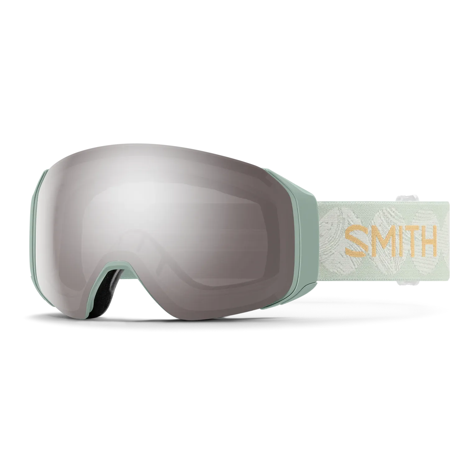 SMITH 4D MAG S / Soft Grass Waves, SPARE LENS: Chromapop Storm Blue Sensor Mirror, STOCK LENS: ChromaPop Sun Platinum Mirror