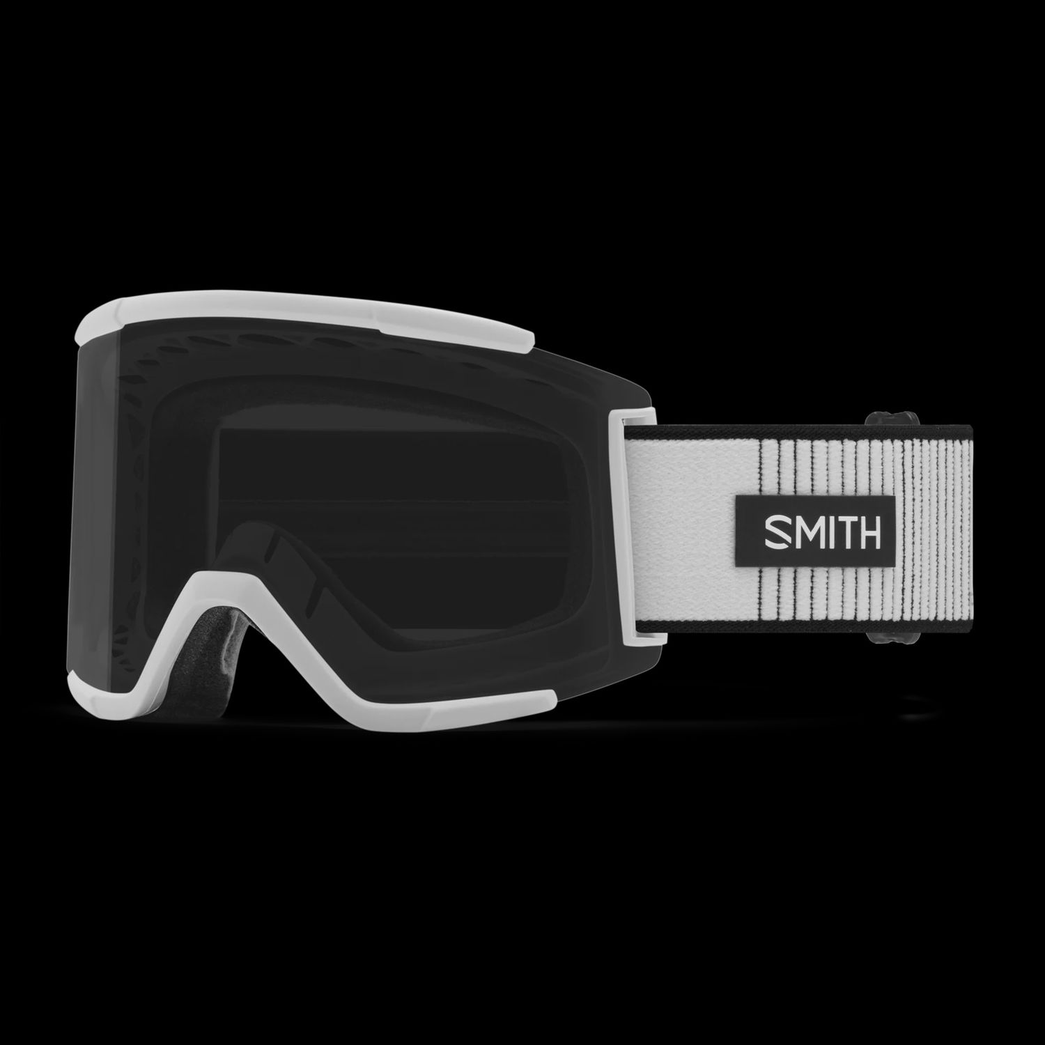 Smith Squad XL / White Fade Out, SPARE LENS: Chromapop Storm Blue Sensor Mirror, STOCK LENS: ChromaPop Sun Black