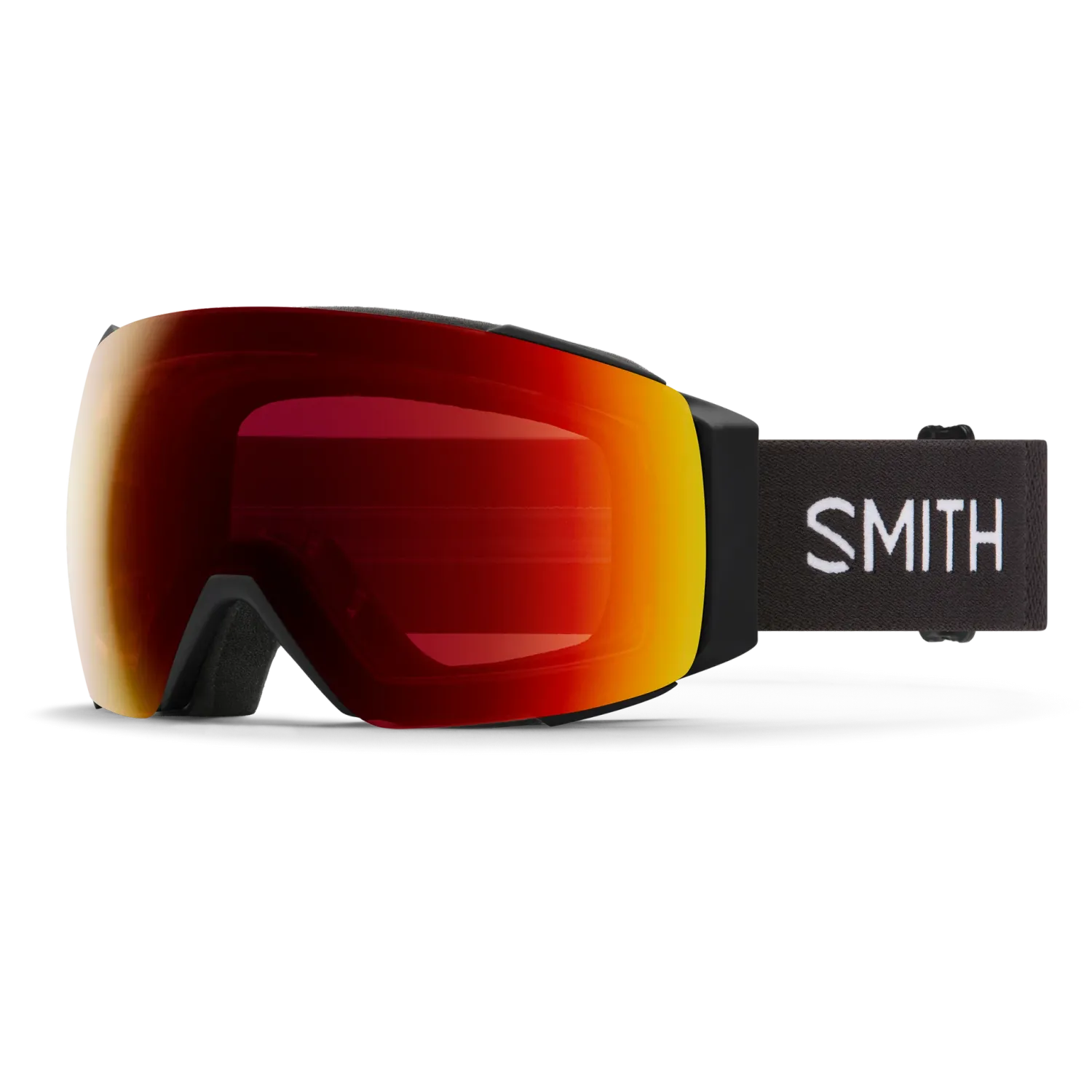 SMITH I/O MAG / Black, SPARE LENS: ChromaPop Storm Yellow Flash, STOCK LENS: ChromaPop Sun Red Mirror