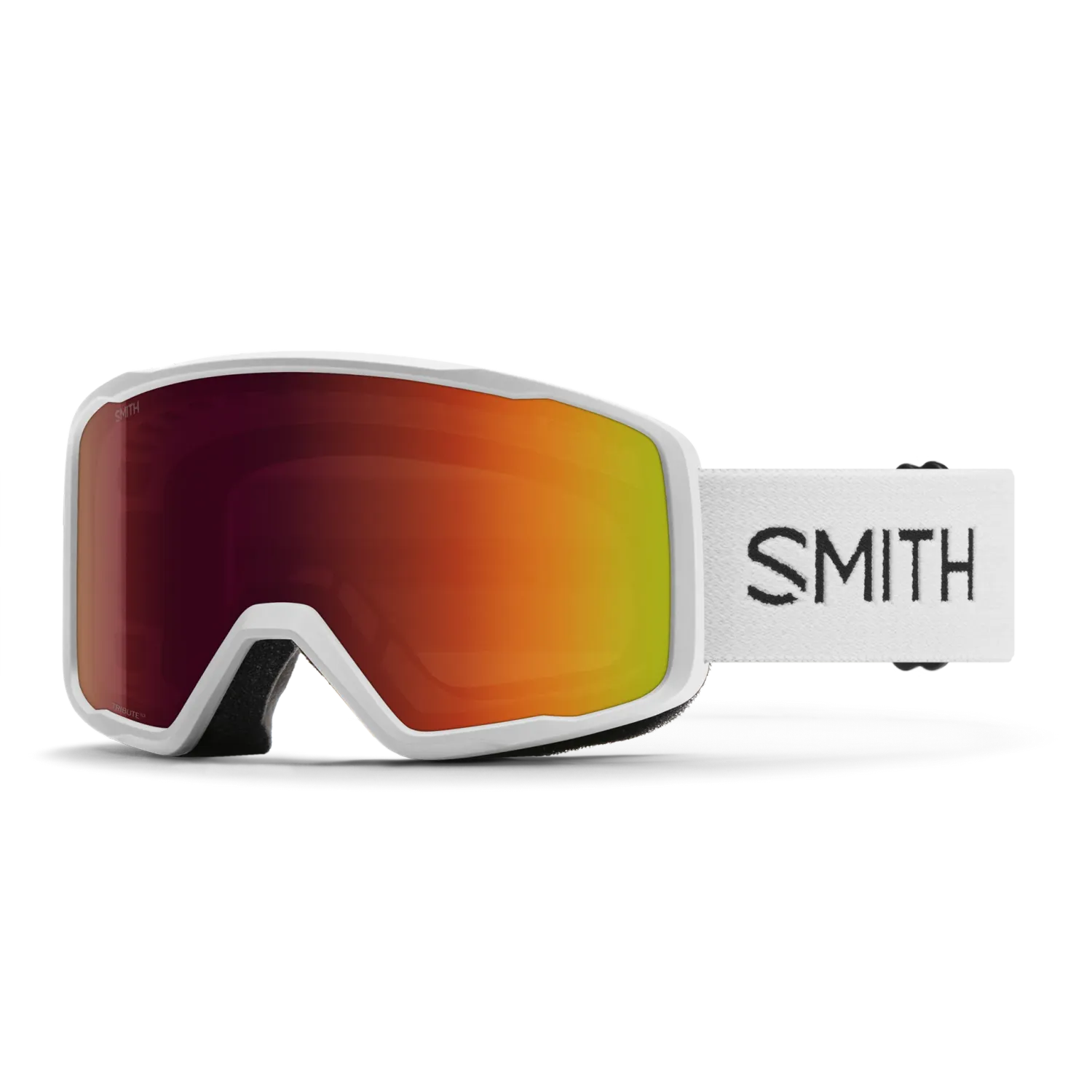 SMITH Tribute / White, STOCK LENS: Red Sol-X Mirror