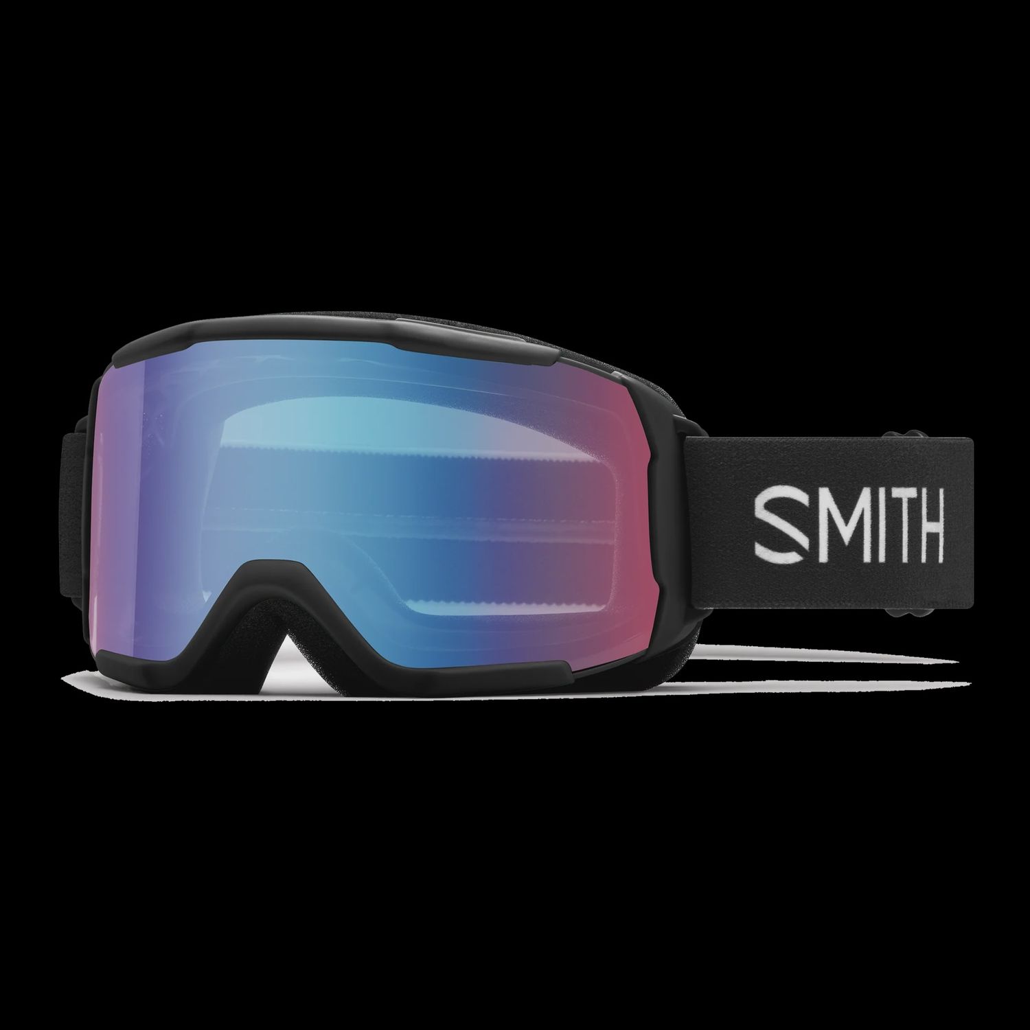 Smith Daredevil / Black, STOCK LENS: Blue Sensor Mirror