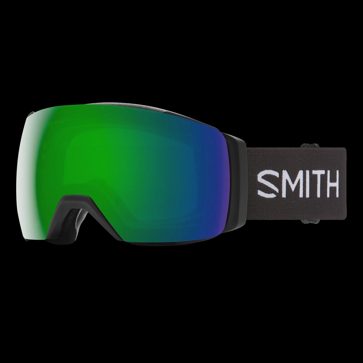 Smith I/O MAG XL / Black, SPARE LENS: ChromaPop Storm Rose Flash, STOCK LENS: ChromaPop Sun Green Mirror