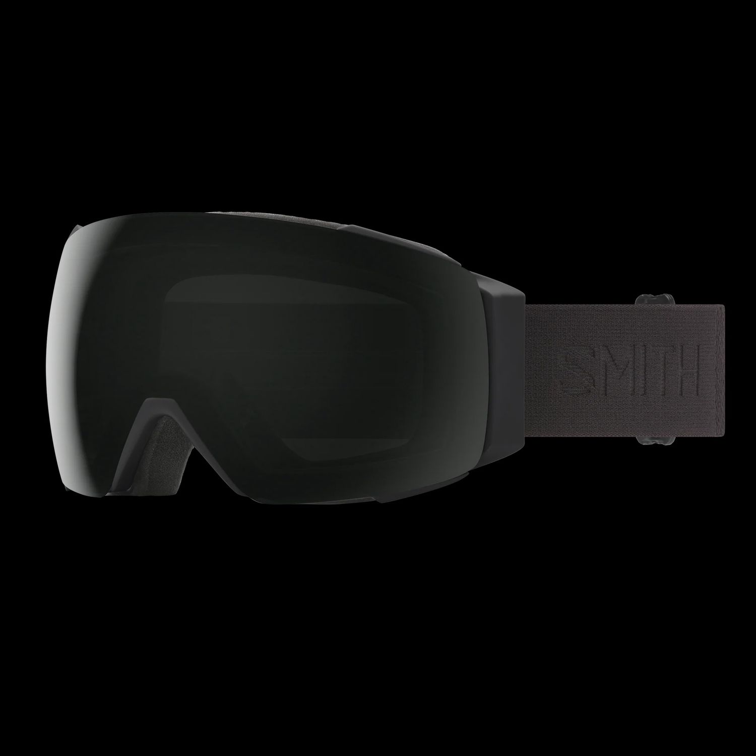 SMITH I/O MAG Blackout, SPARE LENS: ChromaPop Storm Blue Sensor Mirror, STOCK LENS: ChromaPop Sun Black