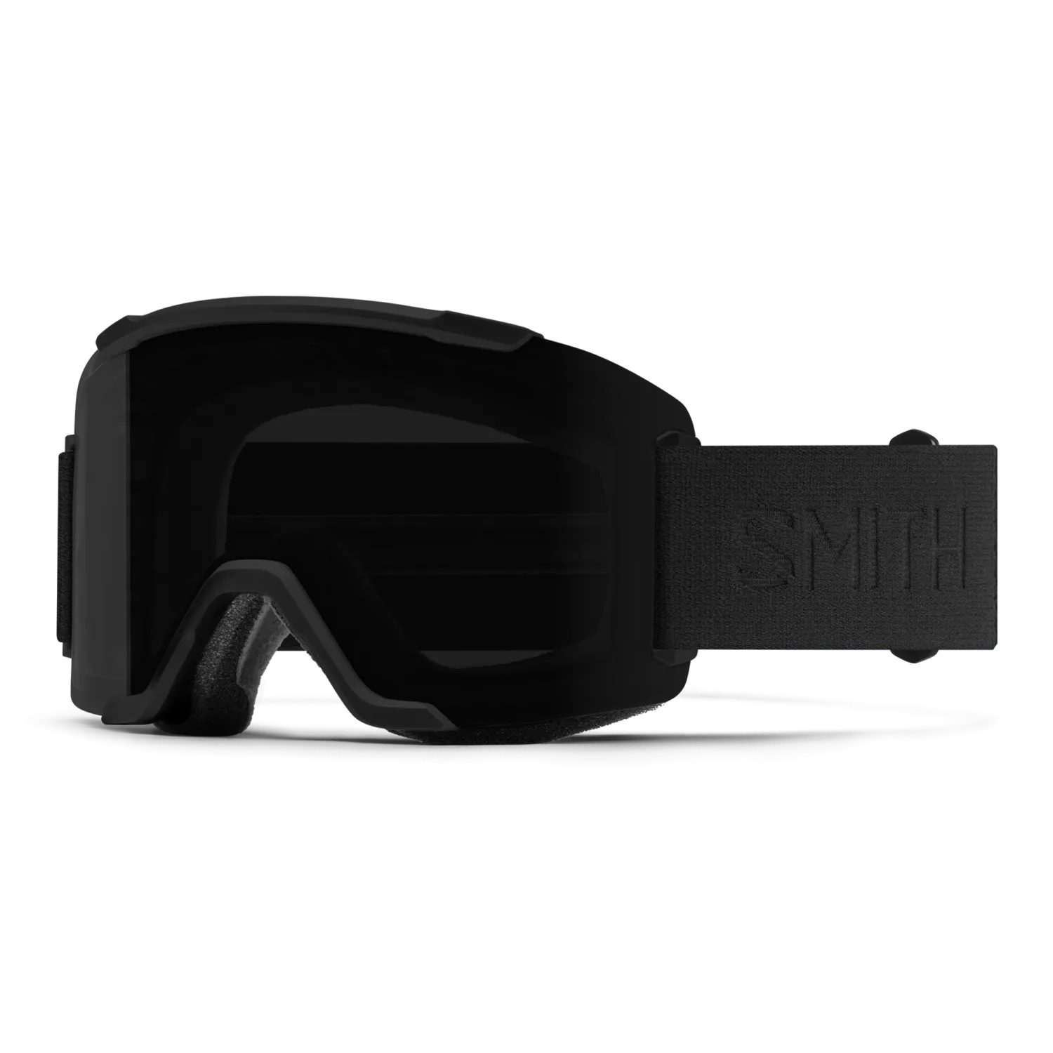 Smith Squad / Blackout, SPARE LENS: ChromaPop Storm Yellow Flash, STOCK LENS: ChromaPop Sun Black