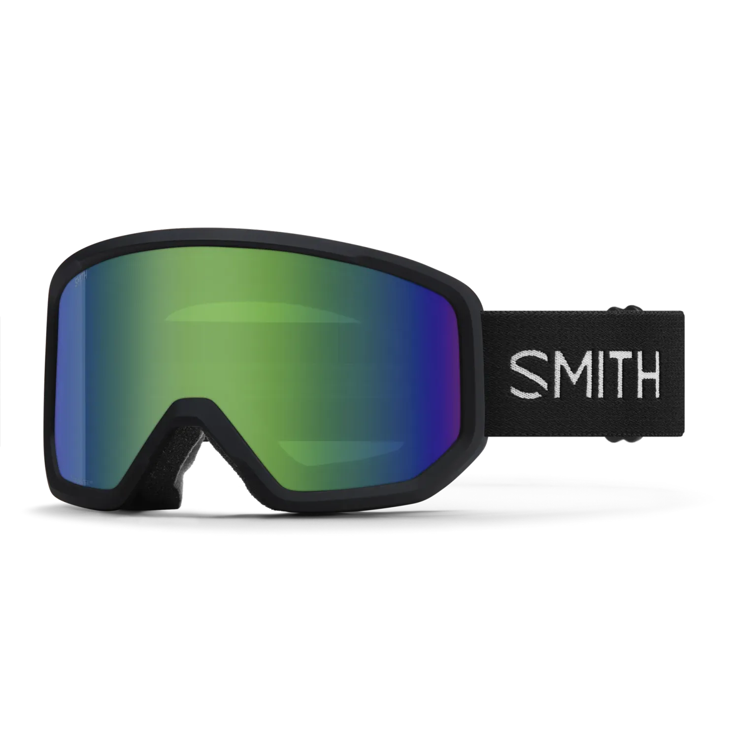 SMITH Transfer / Black, STOCK LENS: Green Sol-X Mirror